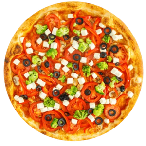 30. Mediterranean Pizza Large